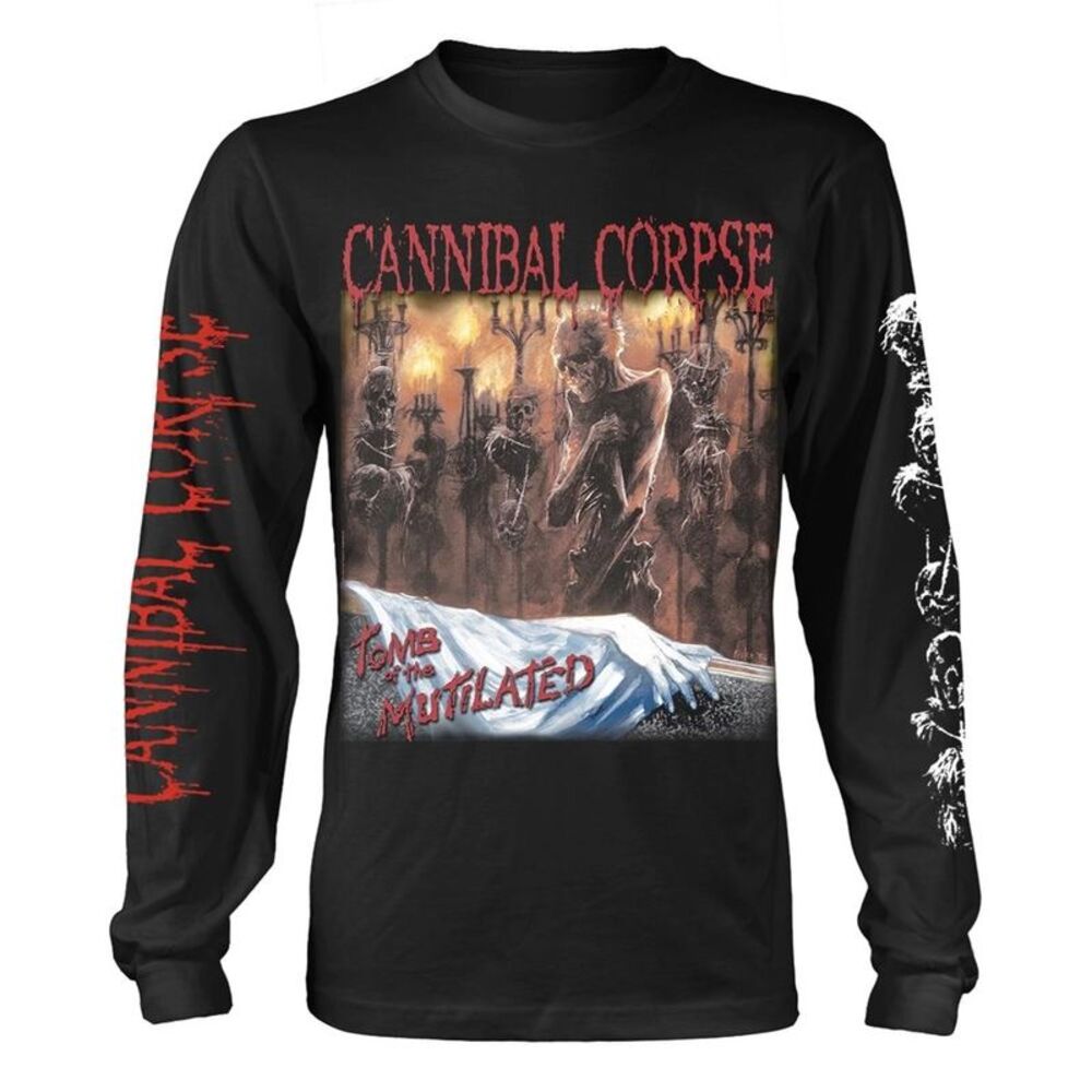 Cannibal Corpse Unisex Adult Tomb Of The Mutilated Long-Sleeved T-Shirt / Black
